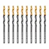 Сверло по металлу, 4,2 мм, HSS-Tin, Golden Tip, 10 шт. Denzel 717210 купить в Губкинске
