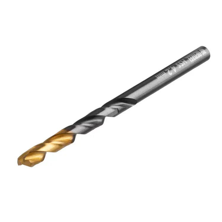Сверло по металлу, 4,2 мм, HSS-Tin, Golden Tip, 10 шт. Denzel 717210 купить в Губкинске