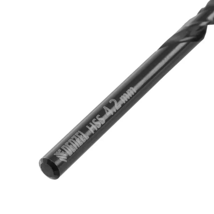 Сверло по металлу, 4,2 мм, HSS-Tin, Golden Tip, 10 шт. Denzel 717210 купить в Губкинске