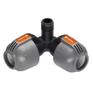 Соединитель L-образный 25 мм x 1/2"-наружная резьба GARDENA купить в Губкинске