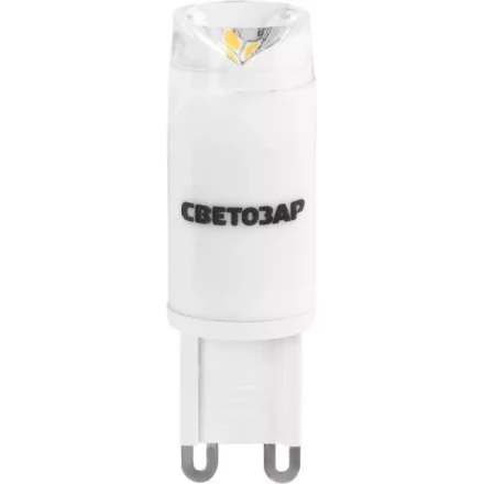 Лампа СВЕТОЗАР светодиодная "LED technology", цоколь G9, теплый белый свет (3000 К), 2,5Вт (20) 44595-20 купить в Губкинске