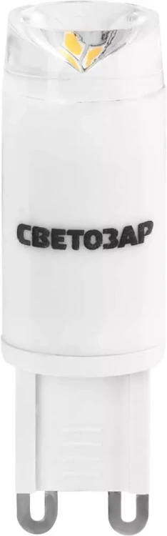 Лампа СВЕТОЗАР светодиодная "LED technology", цоколь G9, теплый белый свет (3000 К), 2,5Вт (20) 44595-20 купить в Губкинске