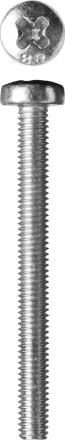 Винт ЗУБР &quot;МАСТЕР&quot; DIN 7985, класс прочности 4.8, оцинкованный, M3x30мм, 5кг 303150-03-030 купить в Губкинске