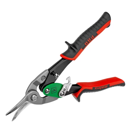 Ножницы по металлу Matrix, 250 мм, правый рез, сталь CRMO, двухкомпонентные рукоятки, PRO 78324 купить в Губкинске