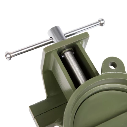 Тиски слесарные Сибртех 18619, 125 мм, стальные, поворотные купить в Губкинске