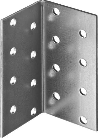 Крепежный угол ЗУБР &quot;МАСТЕР&quot; равносторонний, 80х40х40мм, 50 шт 310205-080-040 купить в Губкинске