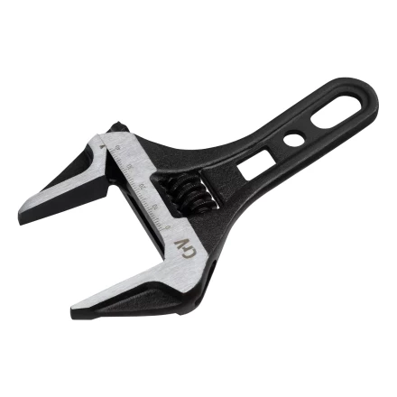 Ключ разводной 155 мм Denzel 15753, CrV, кованый, укороченная рукоятка купить в Губкинске