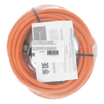 Удлинитель-шнур силовой Denzel Garden Series, ПВС, 10м, 1 розетка 3 x 1,5 мм, 3 м 37407 купить в Губкинске