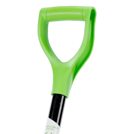 Лопата для уборки снега Palisad 61798, полипропилен, 455х345х1330 мм, алюминиевый черенок, BASE купить в Губкинске