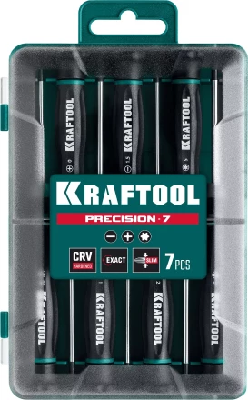 Набор отверток для точных работ KRAFTOOL Precision 7 25686 купить в Губкинске