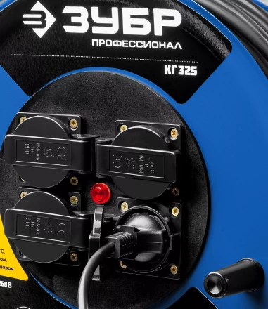 Профессиональные удлинители на стальной катушке КГ 325 силовые серия ПРОФЕССИОНАЛ купить в Губкинске