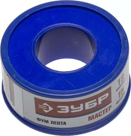 Фумлента ЗУБР "МАСТЕР", плотность 0,40 г/см3, 0,1ммх19ммх15м 12373-19-040 купить в Губкинске