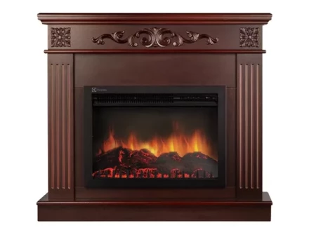 Портал для электрического камина Electrolux Noce 25 шпон темный дуб купить в Губкинске