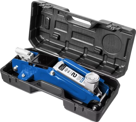 Домкрат гидравлический подкатной T30, 2т, 135-330мм, в кейсе, ЗУБР Профессионал 43053-2-K купить в Губкинске