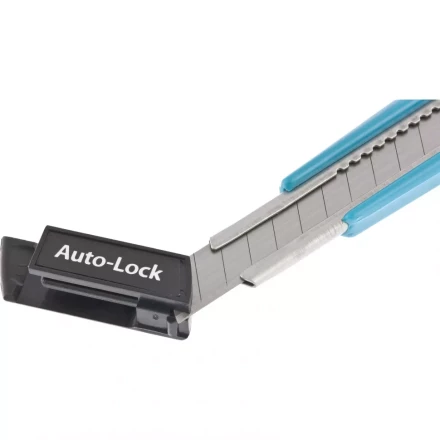 Нож 145 мм корпус ABS-пластик выдв. сегм. лезвие 9 мм SK-5 метал. направляющая GROSS 78895 купить в Губкинске