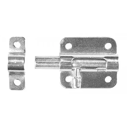 Задвижка накладная для окон и мебели &quot;ШП-10 БЦ&quot;, цвет белый/цинк, 30мм 37741-30 купить в Губкинске