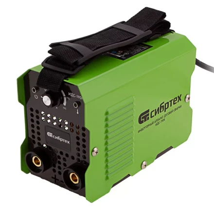 Инверторный аппарат дуговой сварки ИДС-190K, 190 А, ПВ 80%, диаметр электрода 1,6-4 мм Сибртех 94394 купить в Губкинске