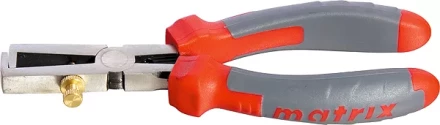 Клещи для снятия изоляции, 160мм, двухкомпонентные рукоятки MATRIX PROFESSIONAL 17715 купить в Губкинске
