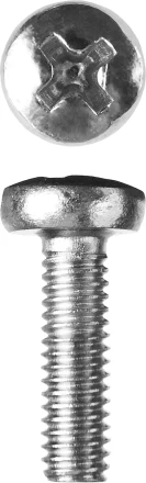 Винт ЗУБР &quot;МАСТЕР&quot; DIN 7985, класс прочности 4.8, оцинкованный, M4x10мм, 5кг 303150-04-010 купить в Губкинске