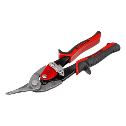 Ножницы по металлу Matrix, 250 мм, левый рез, сталь CRMO, двухкомпонентные рукоятки, PRO 78326 купить в Губкинске