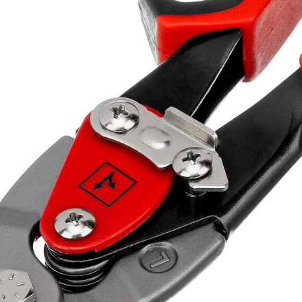 Ножницы по металлу Matrix, 250 мм, левый рез, сталь CRMO, двухкомпонентные рукоятки, PRO 78326 купить в Губкинске