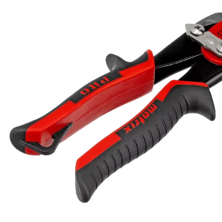 Ножницы по металлу Matrix, 250 мм, левый рез, сталь CRMO, двухкомпонентные рукоятки, PRO 78326 купить в Губкинске