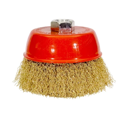 Щетка для УШМ М14/100 мм чашечная сталь прямая VMX 511720 купить в Губкинске