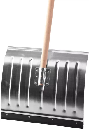 Лопата снеговая алюминиевая с деревянным черенком, 430мм, СИБИН 421857 421857 купить в Губкинске