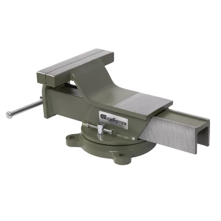 Тиски слесарные Сибртех 18620, 150 мм, стальные, поворотные купить в Губкинске