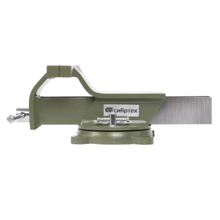 Тиски слесарные Сибртех 18620, 150 мм, стальные, поворотные купить в Губкинске