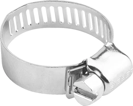 Хомуты ЗУБР &quot;ЭКСПЕРТ&quot;, оцинкованные, просечная лента 12 мм, 40-64 мм, 4 шт 37805-040-64-4 купить в Губкинске
