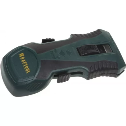 Скребок &quot;Safety&quot; 2 в 1, KRAFTOOL 08543, двухкомпонентный корпус, тип лезвия H01, пластиковое лезвие в комплекте 8543 купить в Губкинске