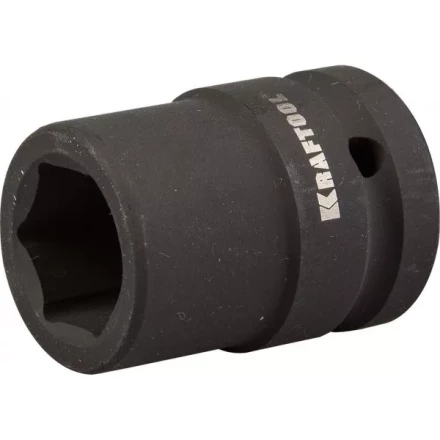 Торцовая головка KRAFTOOL &quot;INDUSTRIE QUALITAT&quot; ударная (3/4&quot;), FLANK, Cr-Mo, фосфатированная, 22 мм 27945-22_z01 купить в Губкинске