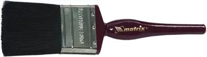 Кисть плоская &quot;Декор&quot; 2&quot; (50 мм) натуральная черная щетина деревянная ручка  MATRIX 82630 купить в Губкинске