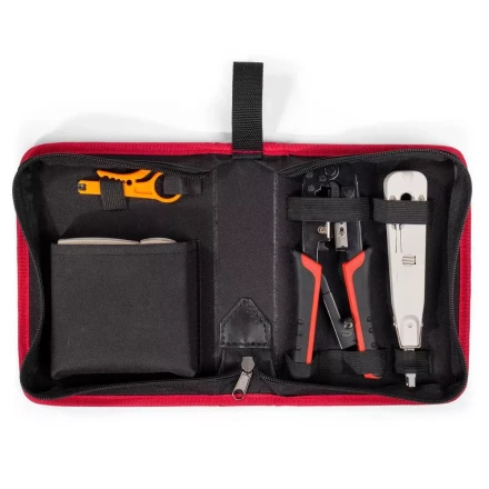 Набор КВТ LAN-4 для работ с сетевым кабелем (85935) купить в Губкинске