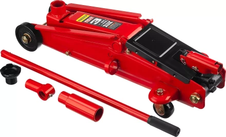 Домкрат гидравлический подкатной &quot;RED FORCE&quot;, для внедорожников, 3т, 155-545мм, STAYER 43157-3 43157-3 купить в Губкинске