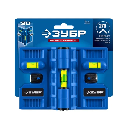 ЗУБР Угловой магнитный уровень, Профессионал-3D (34553) купить в Губкинске