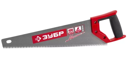 Ножовка по дереву (пила) ЗУБР МОЛНИЯ-5 400 мм, 5 TPI, прямой крупный зуб, быстрый рез поперек волокон, для крупных и средних заготовок 15075-40_z01 купить в Губкинске