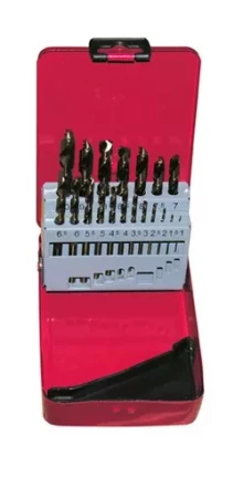 Набор сверл д/мет.Р6М5  13шт.в мет.футляре 1/50 25213 купить в Губкинске