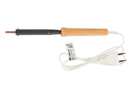 Паяльник электрический Сибртех ЭПСН-03-40/220 деревянная ручка Россия 91302 купить в Губкинске