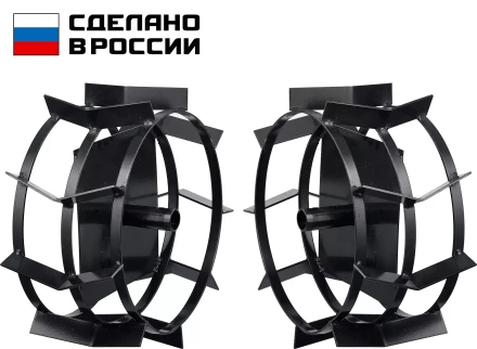 ЗУБР ГР-2, 430х200 мм, 2 шт., грунтозацепы для мотоблоков (707105-2) купить в Губкинске