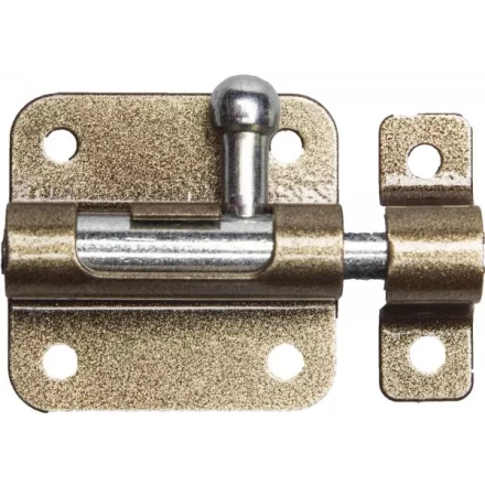 Задвижка накладная для окон и мебели &quot;ШП-10 КМЦ&quot;, цвет коричневый металлик/цинк, 30мм 37743-30 купить в Губкинске