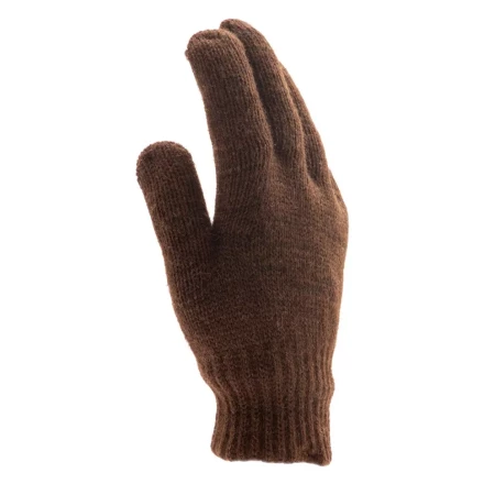 Перчатки трикотажные, двойные, верблюжья и овечья шерсть, ПВХ покрытие, Россия, Сибртех 68635 купить в Губкинске