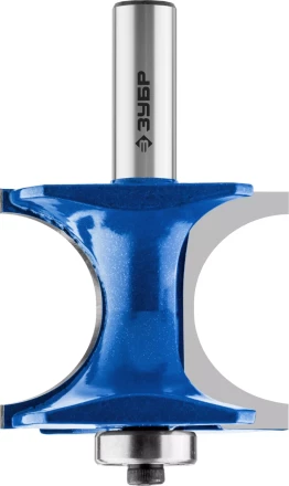 ЗУБР 54 x 51 мм, радиус 12.7 мм, фреза полустержневая с подшипником, Профессионал (28722-54) купить в Губкинске