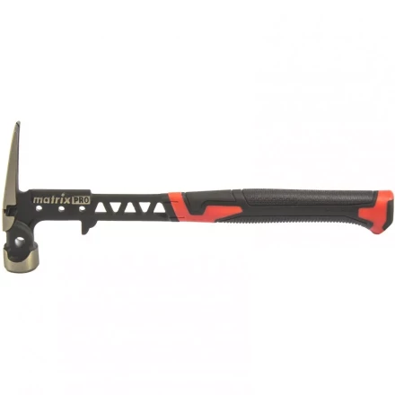 Молоток строительный 450 г цельнокованый боек с магнитом MATRIX 10467 купить в Губкинске
