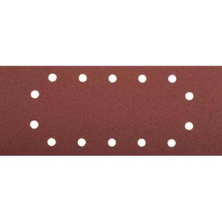Лист шлифовальный ЗУБР &quot;МАСТЕР&quot;, 14 отверстий, для ПШМ на зажимах, Р80, 115х280мм, 5шт 35594-080 купить в Губкинске