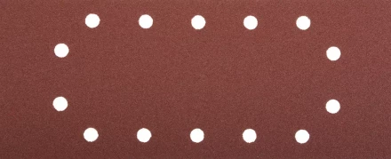 Лист шлифовальный ЗУБР &quot;МАСТЕР&quot;, 14 отверстий, для ПШМ на зажимах, Р80, 115х280мм, 5шт 35594-080 купить в Губкинске