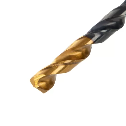 Сверло по металлу, 4,8 мм, HSS-Tin, Golden Tip, 10 шт. Denzel 717212 купить в Губкинске