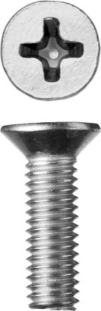 Винт ЗУБР &quot;МАСТЕР&quot; DIN 965, класс прочности 4.8, оцинкованный, M6x20мм, 5кг 303110-06-020 купить в Губкинске