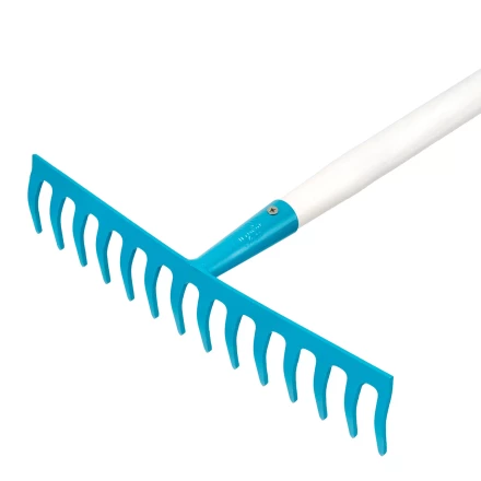 Грабли стальные Palisad, 360х1250 мм, 14 прямых зубьев, деревянный лакированный черенок, Luxe 6178988 купить в Губкинске